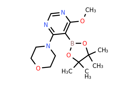 4-(6-Methoxy-5-(4,4,5,5-tetramethyl-1,3,2-dioxaborolan-2-YL)pyrimidin-4-YL)morpholine