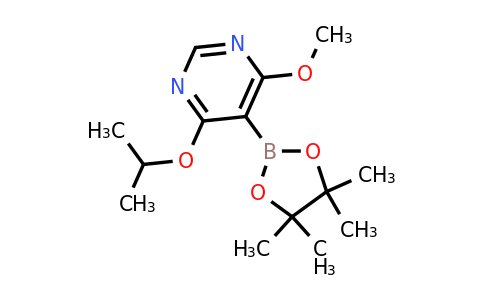 4-Isopropoxy-6-methoxy-5-(4,4,5,5-tetramethyl-1,3,2-dioxaborolan-2-YL)pyrimidine