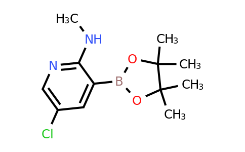 5-Chloro-N-methyl-3-(4,4,5,5-tetramethyl-1,3,2-dioxaborolan-2-YL)pyridin-2-amine