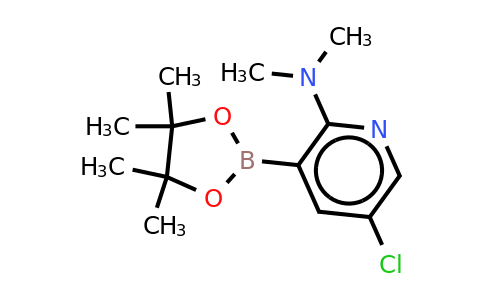 5-Chloro-N,n-dimethyl-3-(4,4,5,5-tetramethyl-1,3,2-dioxaborolan-2-YL)pyridin-2-amine
