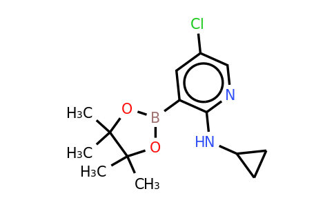 5-Chloro-N-cyclopropyl-3-(4,4,5,5-tetramethyl-1,3,2-dioxaborolan-2-YL)pyridin-2-amine