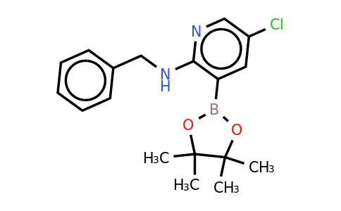 N-benzyl-5-chloro-3-(4,4,5,5-tetramethyl-1,3,2-dioxaborolan-2-YL)pyridin-2-amine
