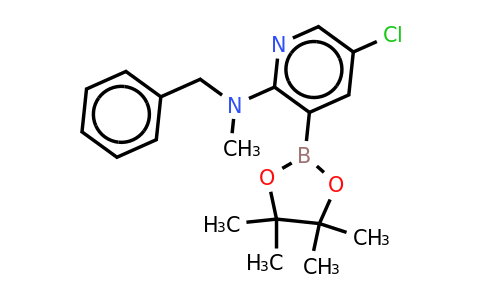 N-benzyl-5-chloro-N-methyl-3-(4,4,5,5-tetramethyl-1,3,2-dioxaborolan-2-YL)pyridin-2-amine