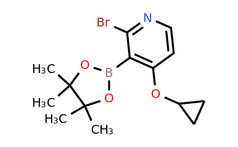 2-Bromo-4-cyclopropoxy-3-(4,4,5,5-tetramethyl-1,3,2-dioxaborolan-2-YL)pyridine