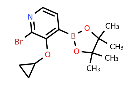2-Bromo-3-cyclopropoxy-4-(4,4,5,5-tetramethyl-1,3,2-dioxaborolan-2-YL)pyridine