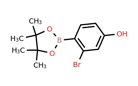 3-Bromo-4-(4,4,5,5-tetramethyl-1,3,2-dioxaborolan-2-YL)phenol