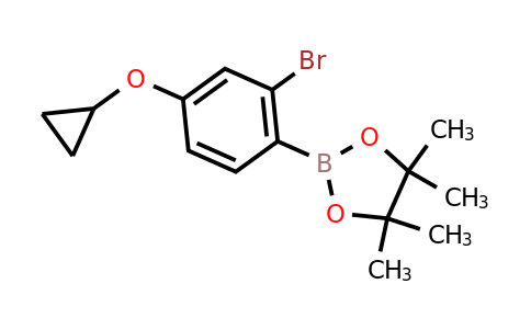 2-(2-Bromo-4-cyclopropoxyphenyl)-4,4,5,5-tetramethyl-1,3,2-dioxaborolane