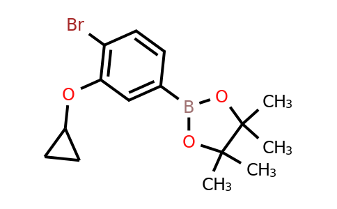 2-(4-Bromo-3-cyclopropoxyphenyl)-4,4,5,5-tetramethyl-1,3,2-dioxaborolane