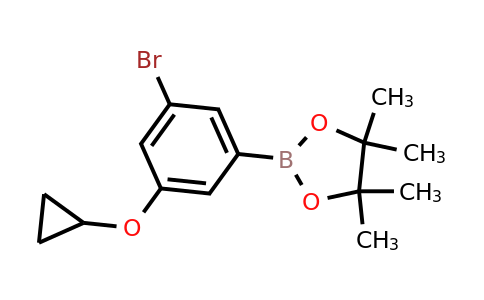 2-(3-Bromo-5-cyclopropoxyphenyl)-4,4,5,5-tetramethyl-1,3,2-dioxaborolane