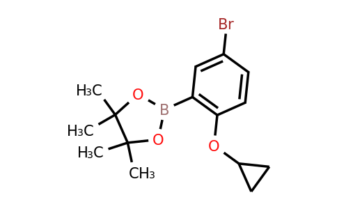 2-(5-Bromo-2-cyclopropoxyphenyl)-4,4,5,5-tetramethyl-1,3,2-dioxaborolane