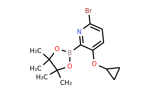 6-Bromo-3-cyclopropoxy-2-(4,4,5,5-tetramethyl-1,3,2-dioxaborolan-2-YL)pyridine