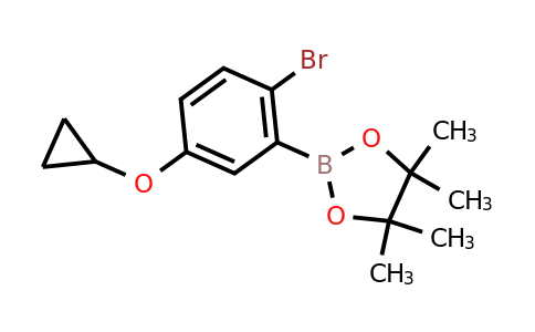 2-(2-Bromo-5-cyclopropoxyphenyl)-4,4,5,5-tetramethyl-1,3,2-dioxaborolane