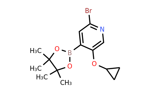 2-Bromo-5-cyclopropoxy-4-(4,4,5,5-tetramethyl-1,3,2-dioxaborolan-2-YL)pyridine