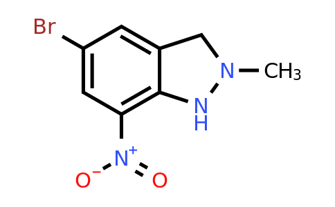 5-Bromo-2-methyl-7-nitro-1H-indazole