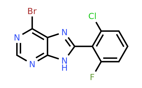 6-bromo-8-(2-chloro-6-fluorophenyl)-9H-purine