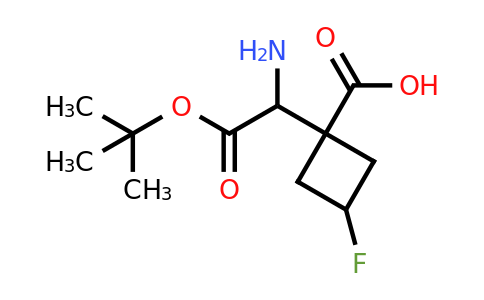 1-(Boc-aminomethyl)-3-fluorocyclobutanecarboxylic acid
