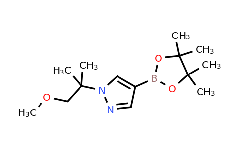 1-(1-methoxy-2-methylpropan-2-yl)-4-(4,4,5,5-tetramethyl-1,3,2-dioxaborolan-2-yl)-1H-pyrazole