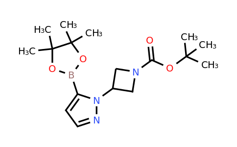 tert-butyl 3-(5-(4,4,5,5-tetramethyl-1,3,2-dioxaborolan-2-yl)-1H-pyrazol-1-yl)azetidine-1-carboxylate