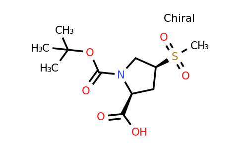 (2S,4S)-1-(tert-butoxycarbonyl)-4-(methylsulfonyl)pyrrolidine-2-carboxylic acid
